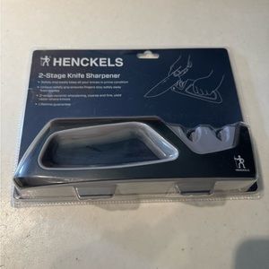 Henckels 2-Stage Knife Sharpener Brand New Never Opened for Kitchen